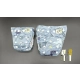 Pieluszka wielorazowa Kieszonka Bambus NB 1,5-8 kg – Dino | NappiMe®